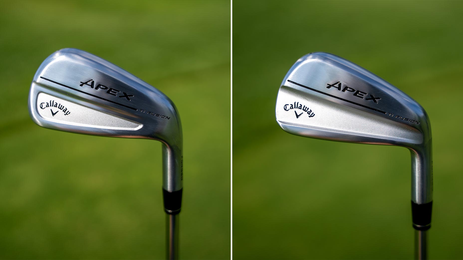 Callaway Apex Ti Fusion 250 and Plated irons.