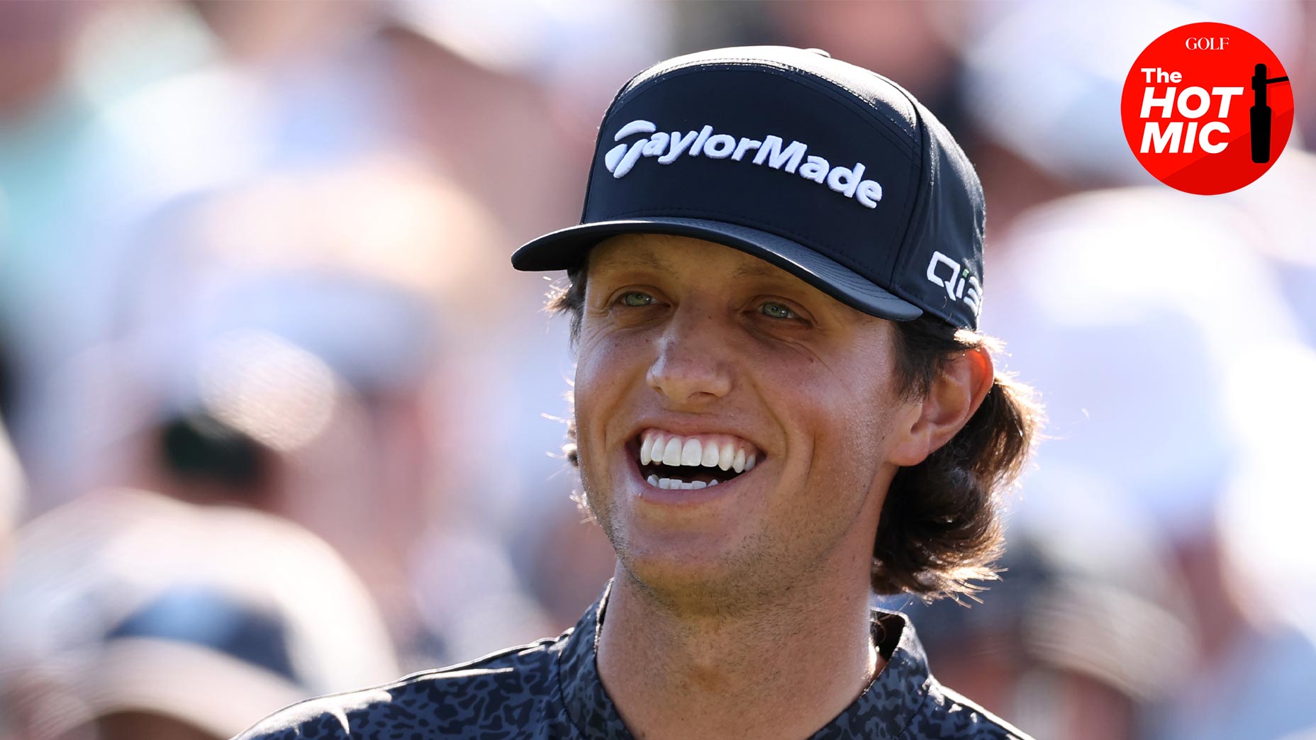 grant horvat smiles at the creator classic at TPC Sawgrass.