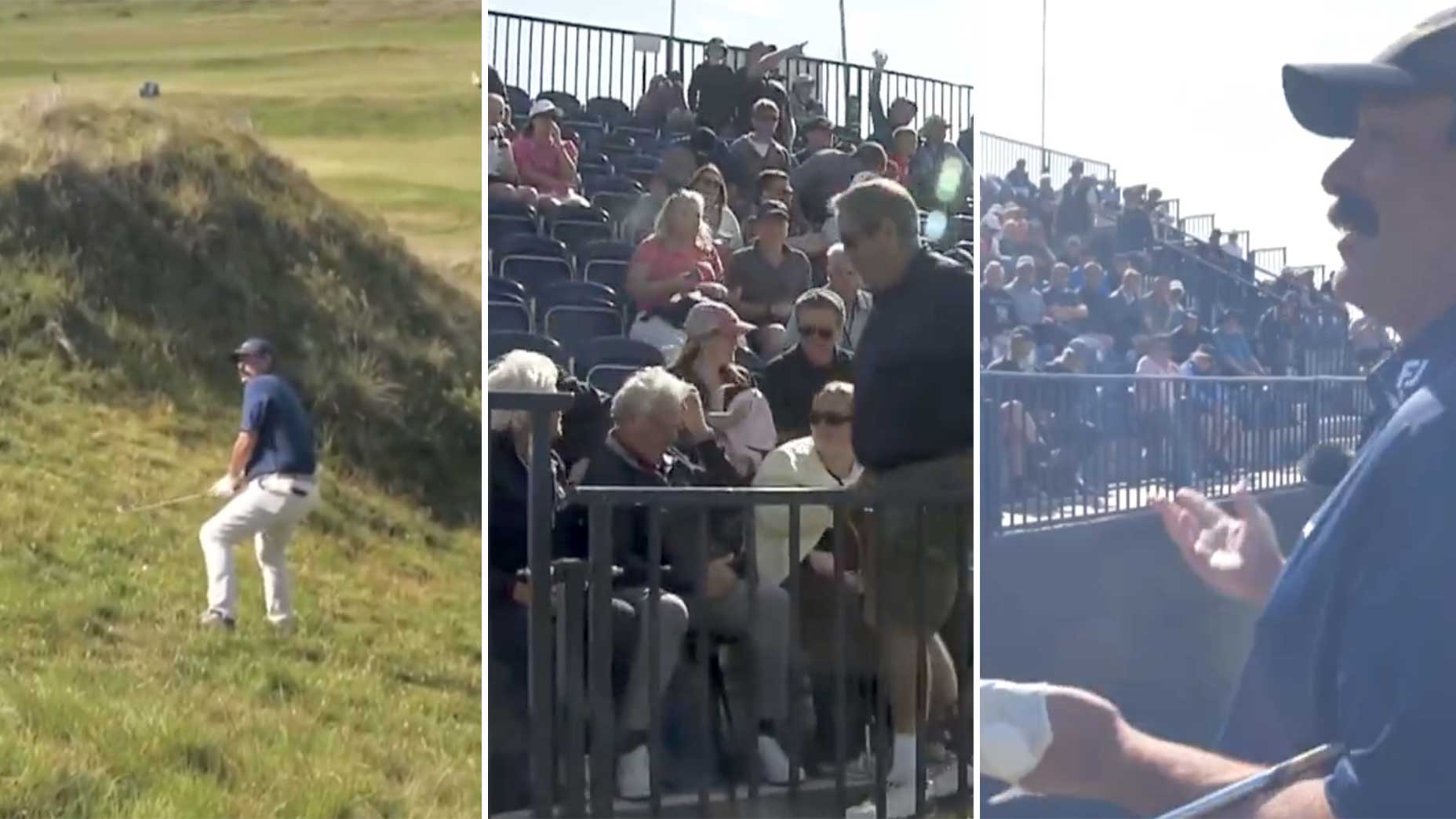 Johnson Wagner skulls a ball into the grandstands.