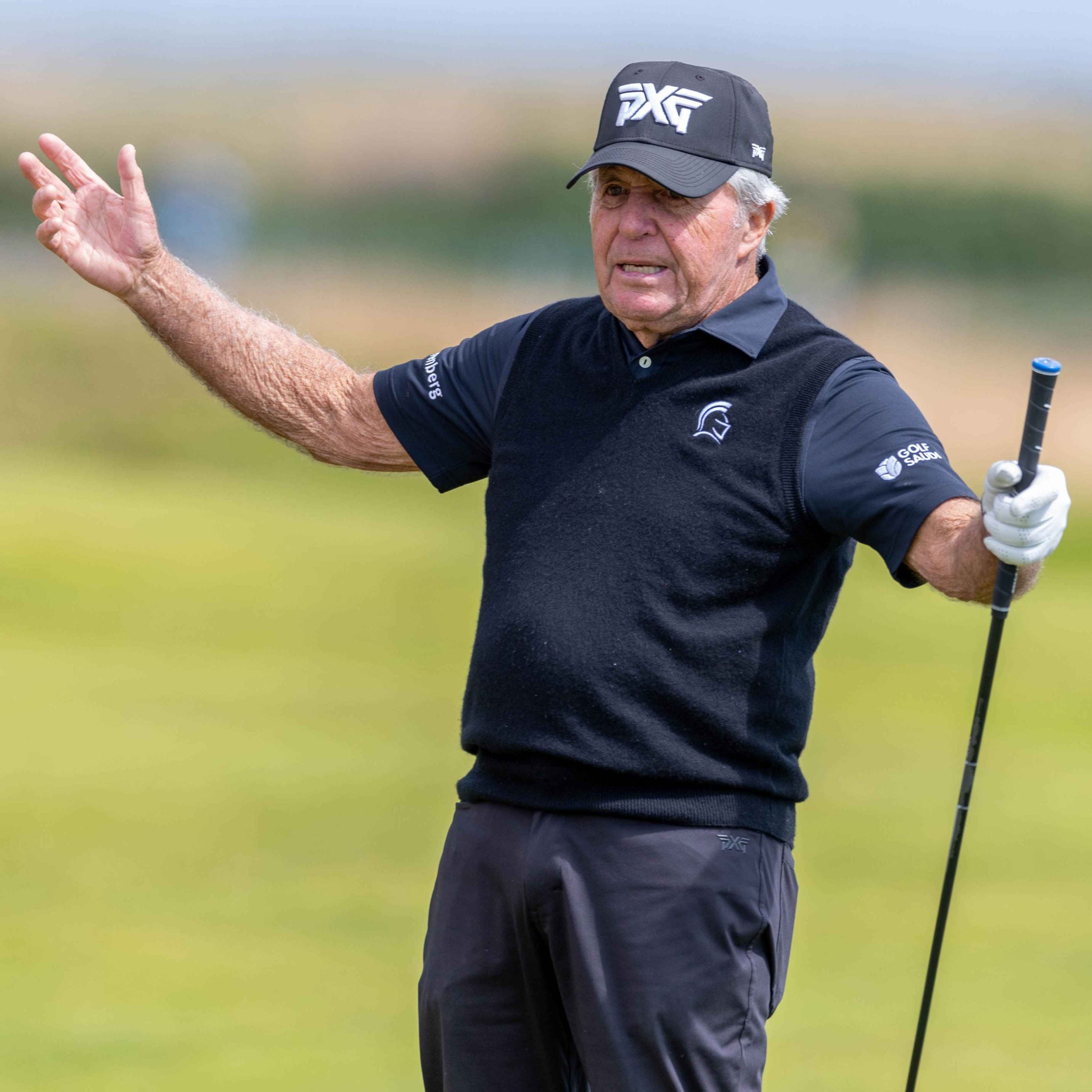 gary player at 2024 senior open pro-am