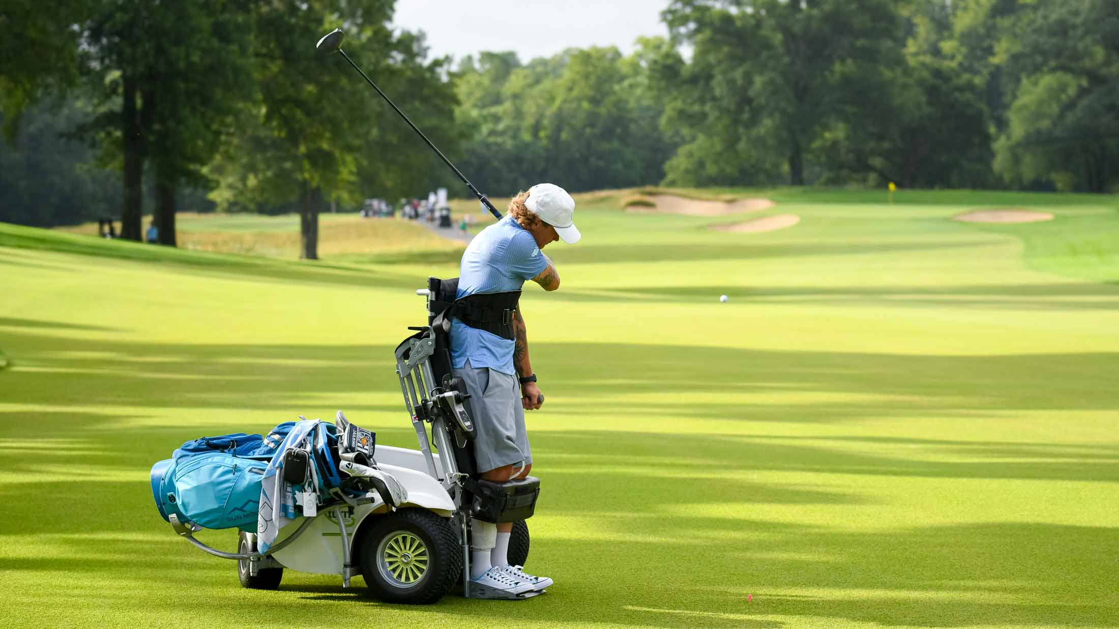 This paralyzed golfer's invention has been game-changer for adaptive players