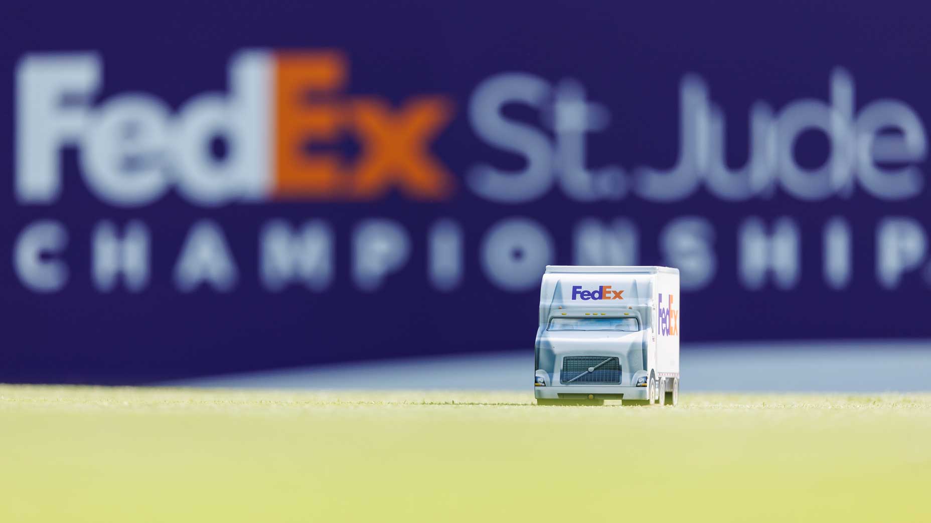 2025 FedEx St. Jude Championship tee marker is pictured at TPC Southwind.