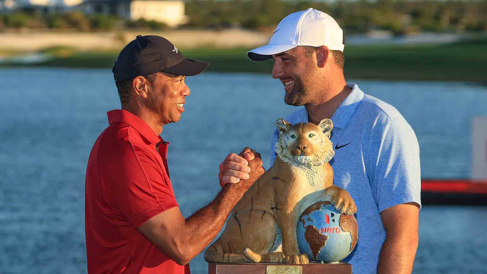 Tiger Woods, Scottie Scheffler