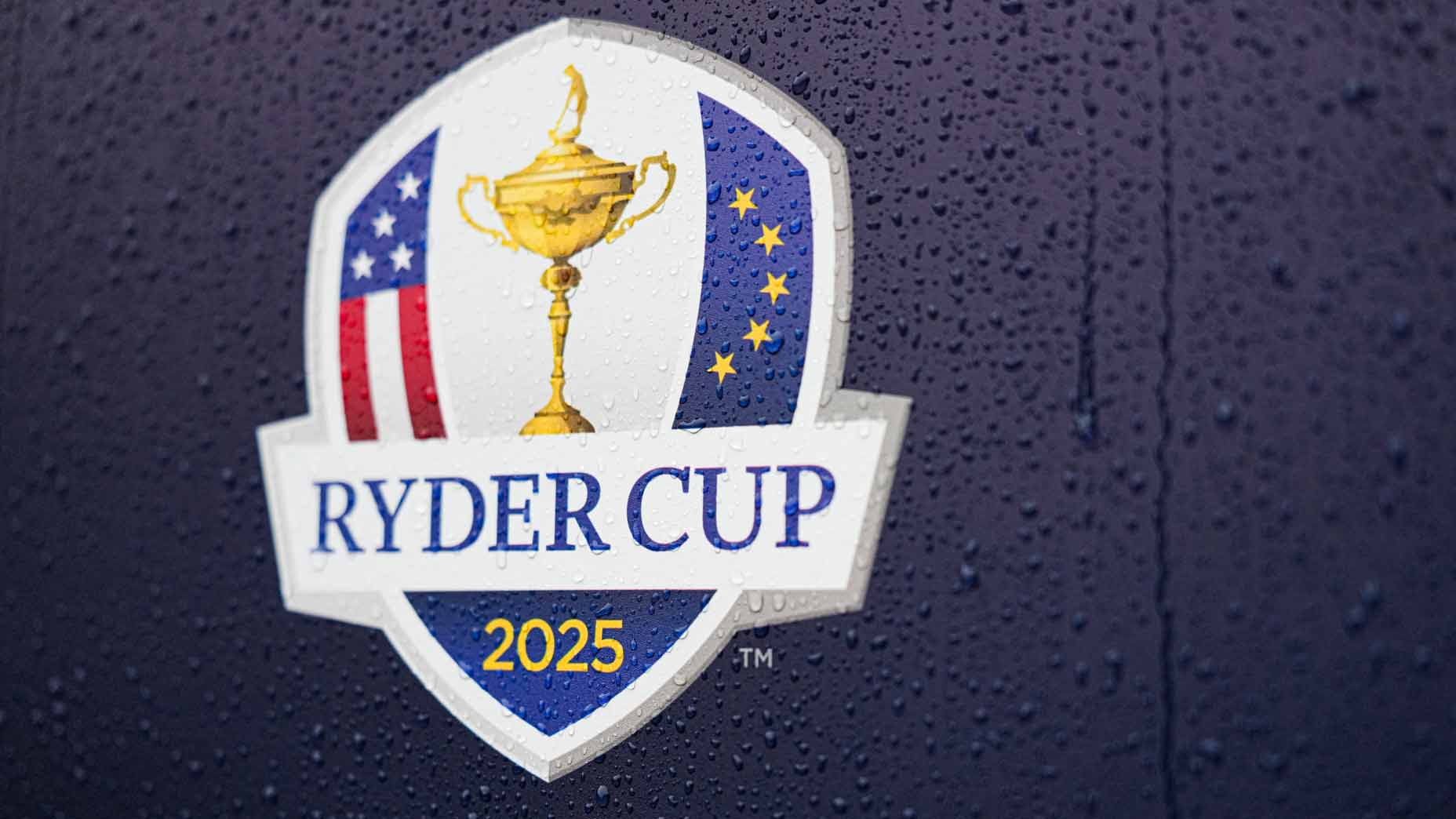 2025 Ryder Cup Sunday pairings: Sign pictured at Bethpage Black.