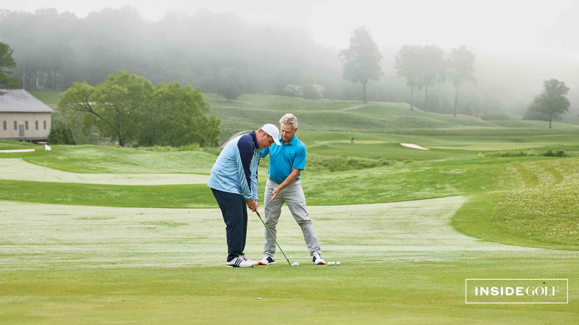 Matt Snowdon with his teacher Bernie Najar.