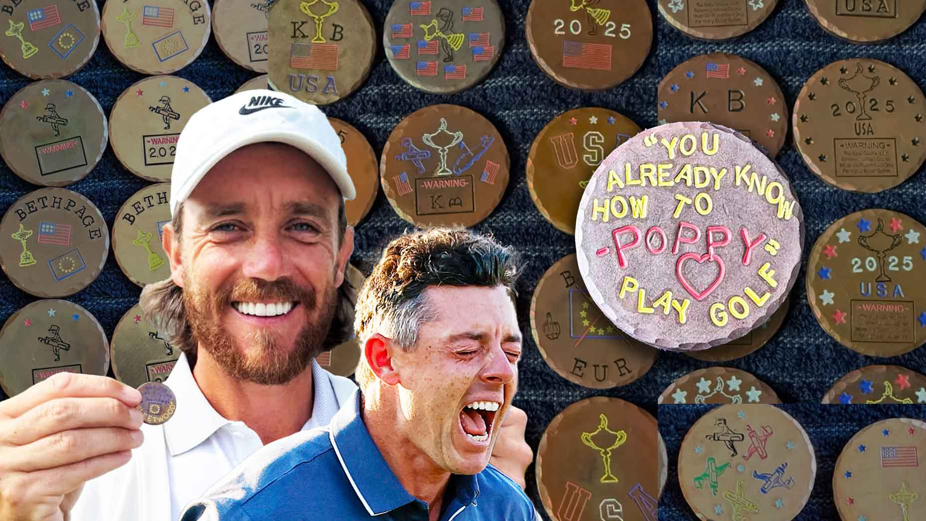 Ball markers were his hobby. Now he's supplying Ryder Cup stars with them