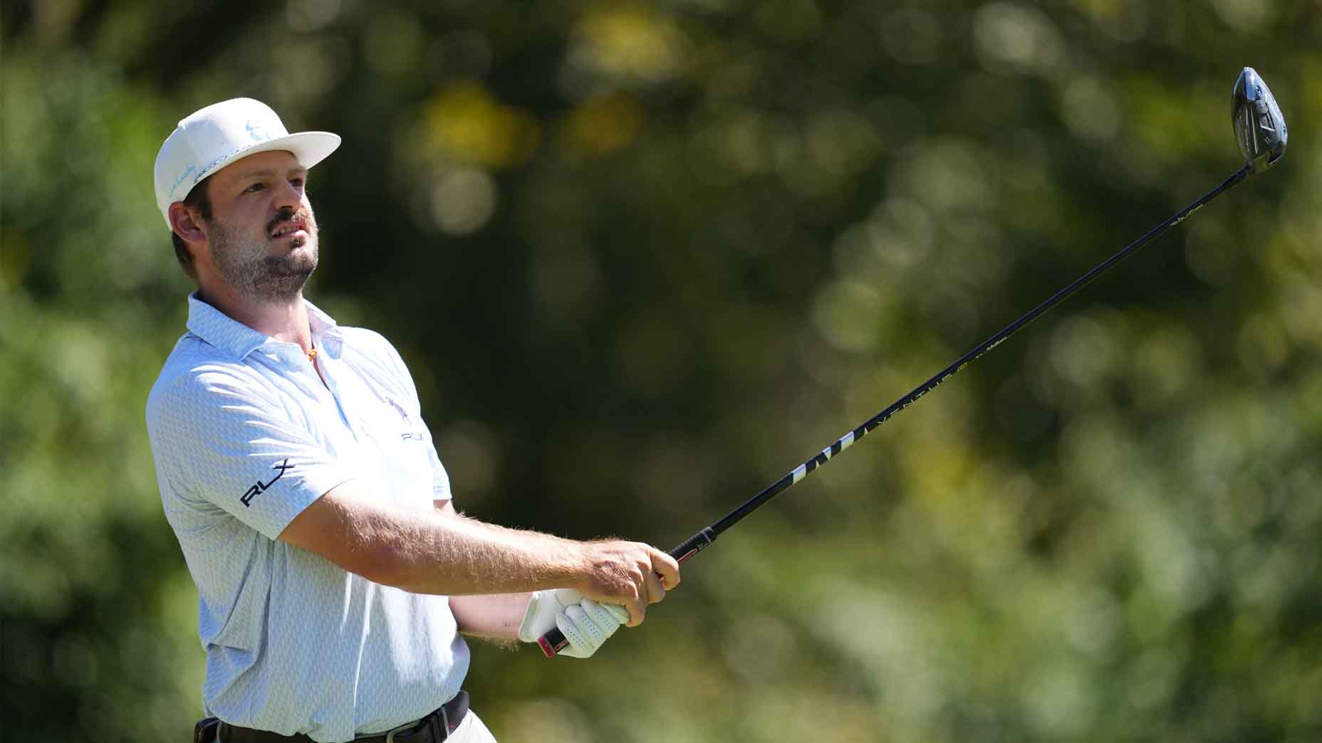 Doc Redman hits a shot during the 2025 Sanderson Farms Championship