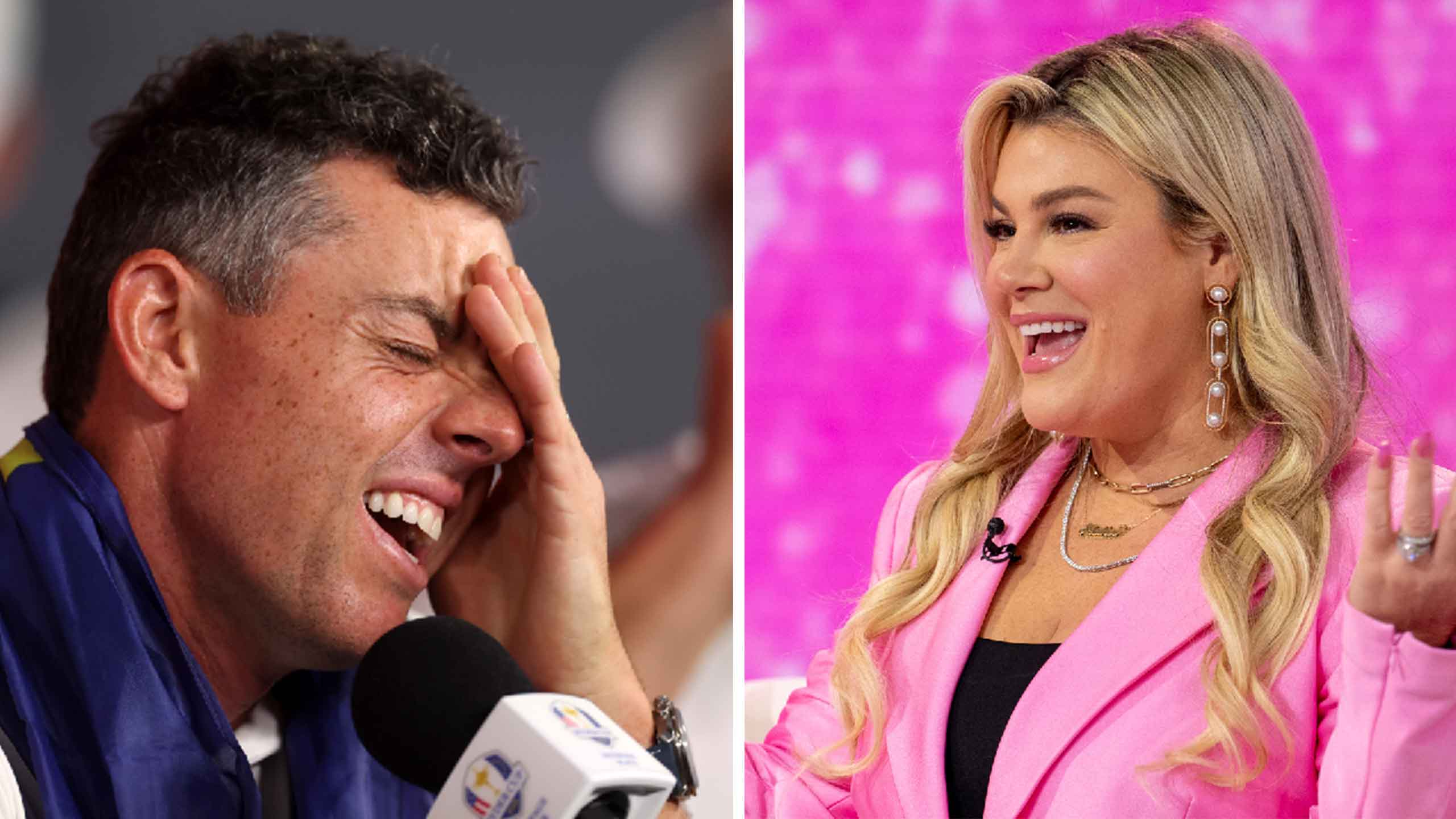 rory mcilroy and podcaster heather macmahon