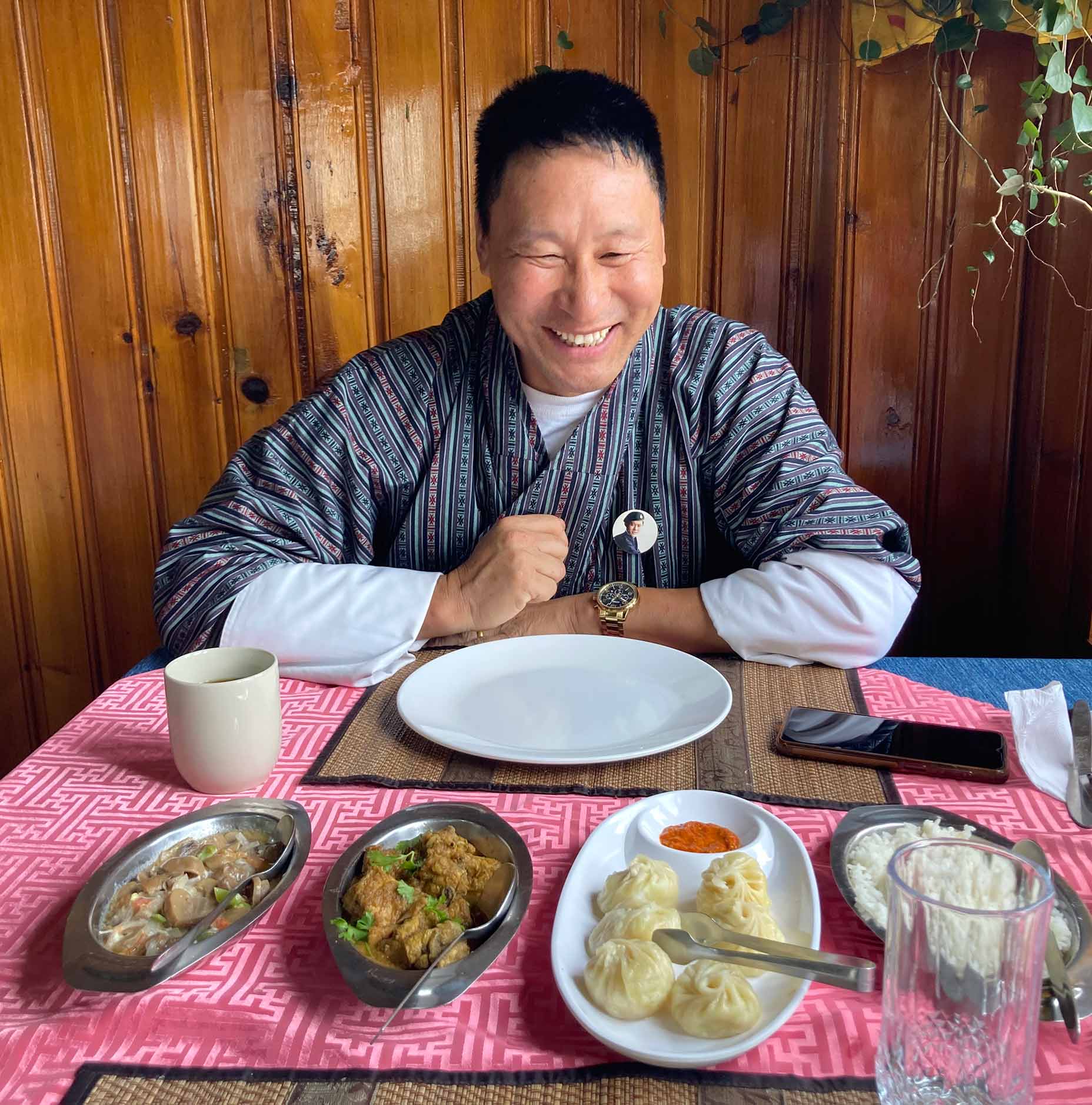 A man in bhutan