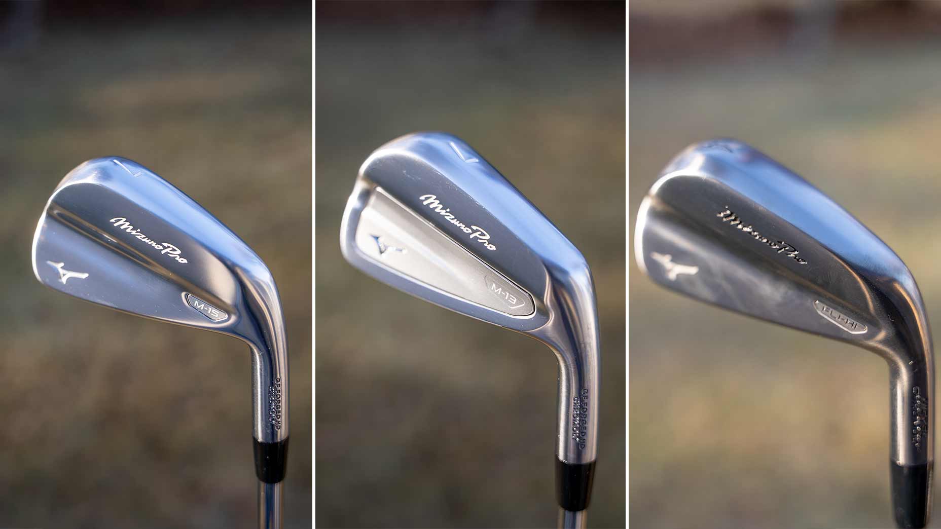 Mizuno Pro M-Series irons.