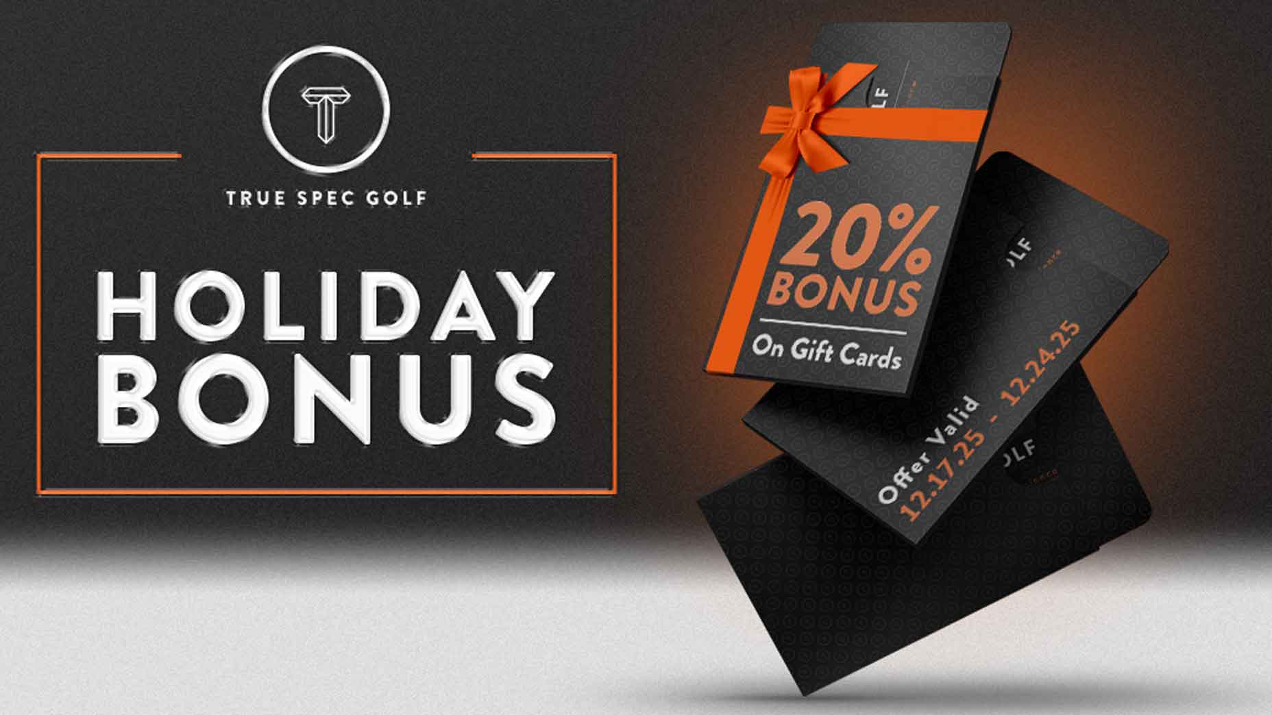 True Spec gift card holiday bonus