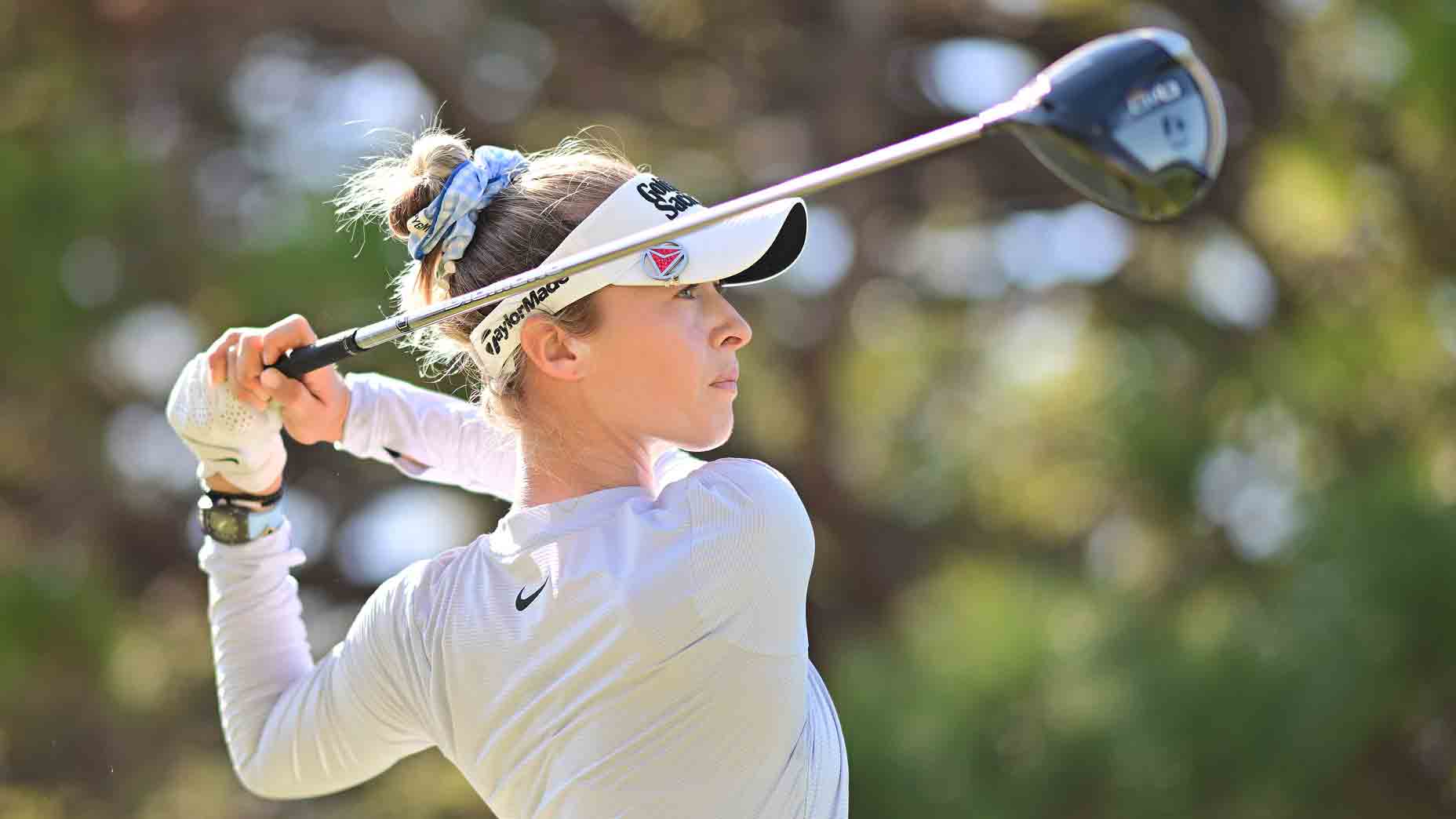 LPGA star Nelly Korda last November at the Annika event.