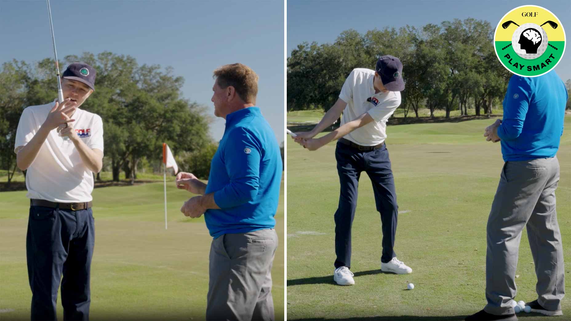 jeff smith coaches zephyr melton on how to put extra spin on the ball