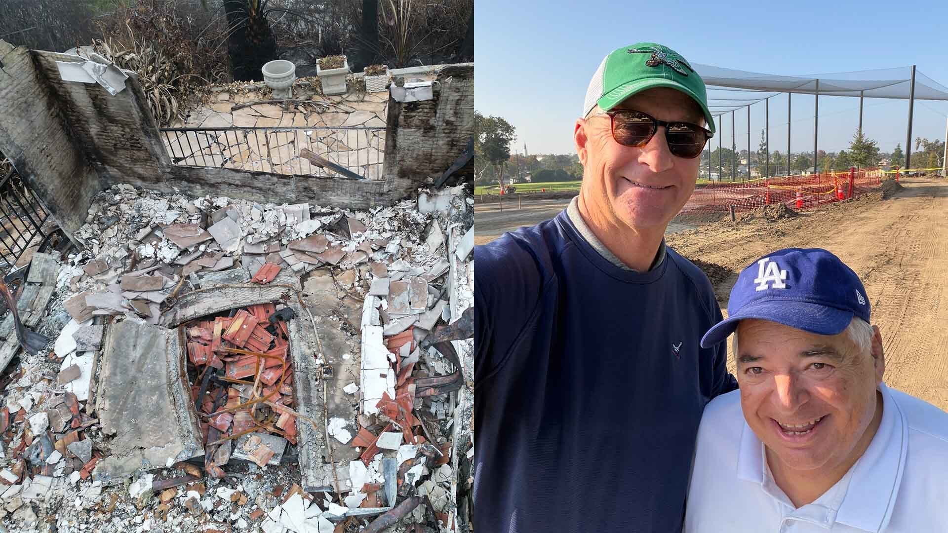 The L.A. wildfires took his home. Golf gave him back much more