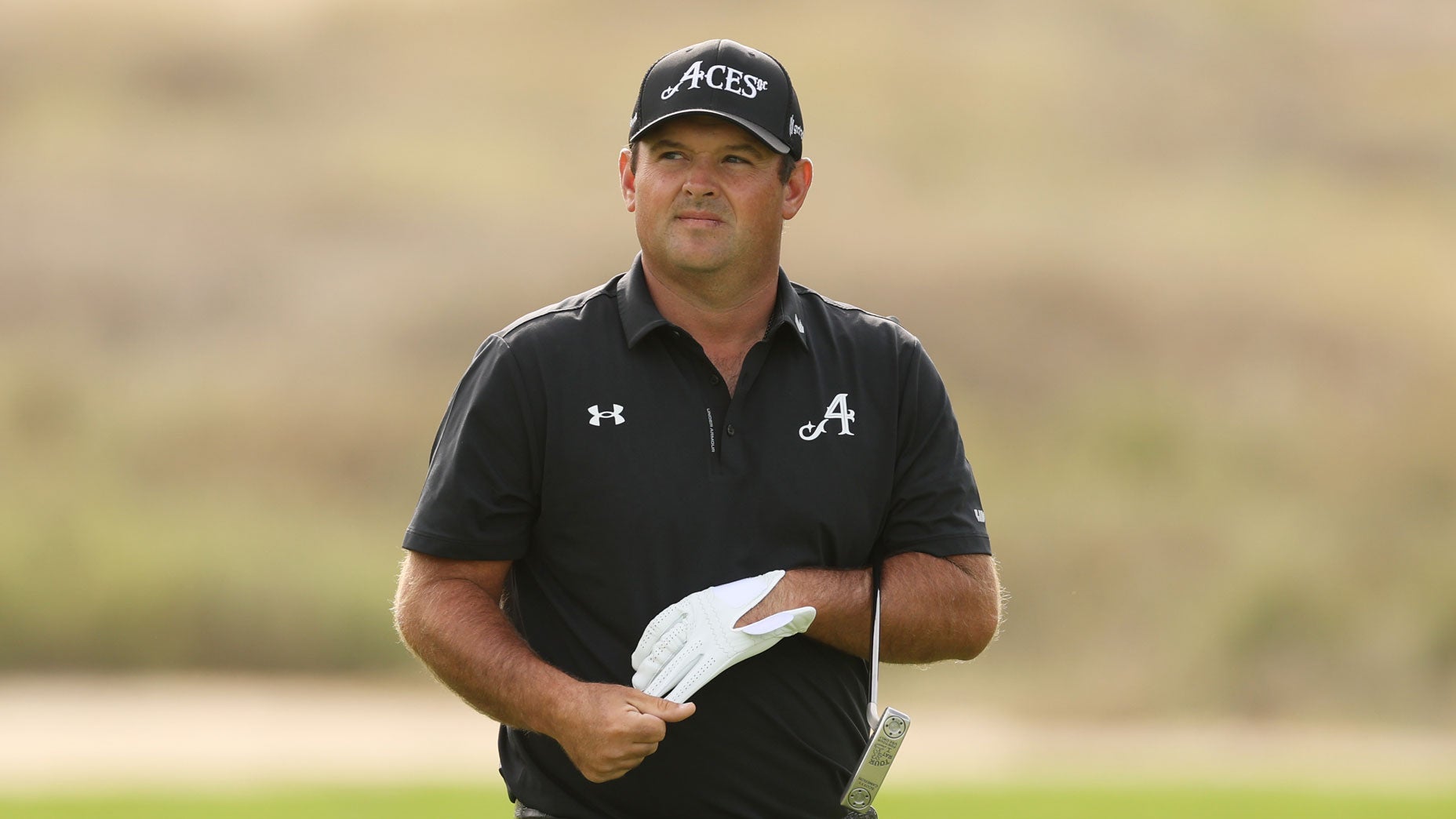 Patrick Reed at the Hero Dubai Desert Classic
