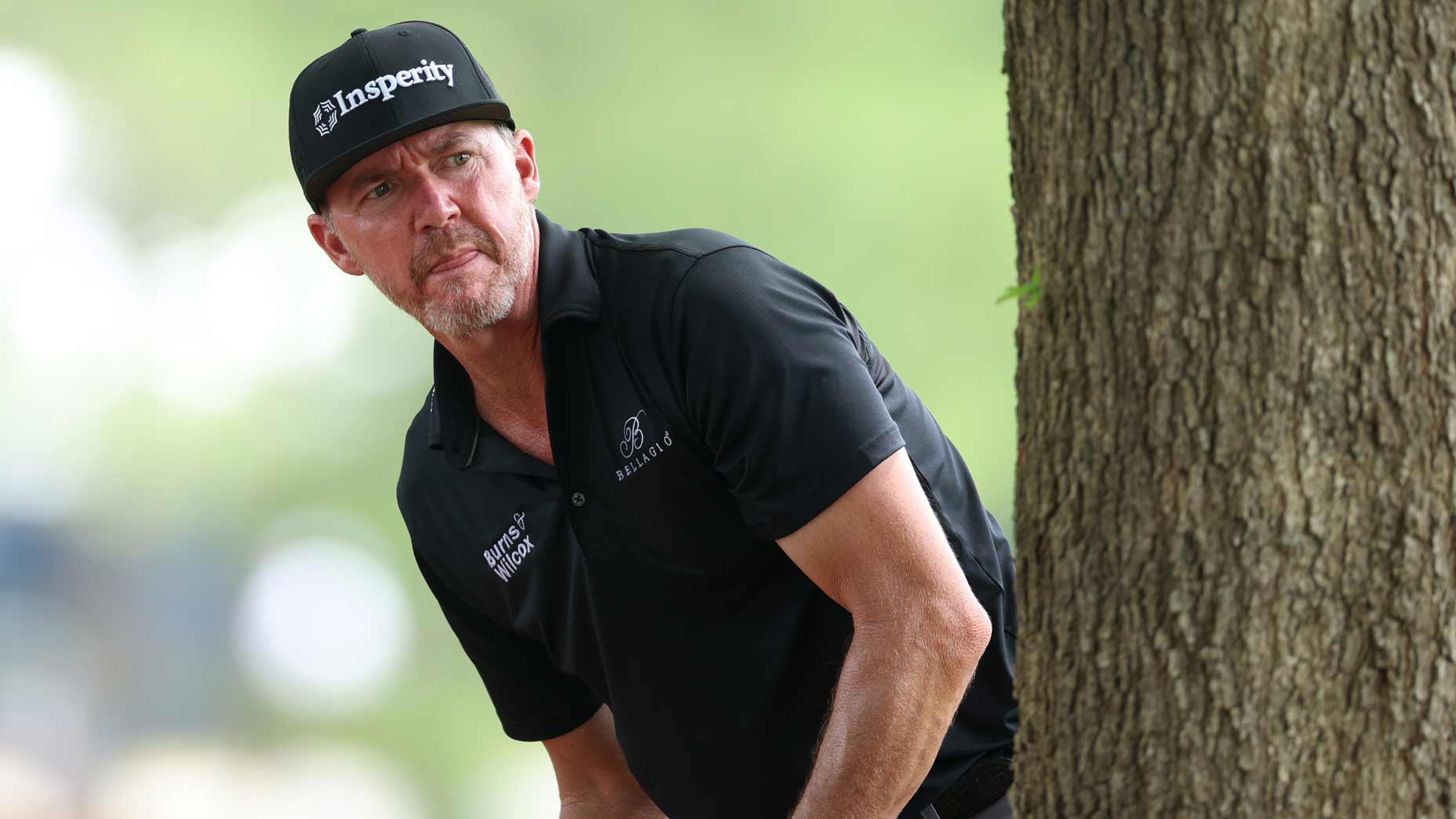 Jimmy Walker of the United States looks down the 11th hole during the second round of the PGA Championship at Quail Hollow Country Club on May 16, 2025 in Charlotte, North Carolina.