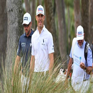 PGA Tour pro Billy Horschel wallks on the Champion Course at PGA National during the 2024 Cognizant Classic.