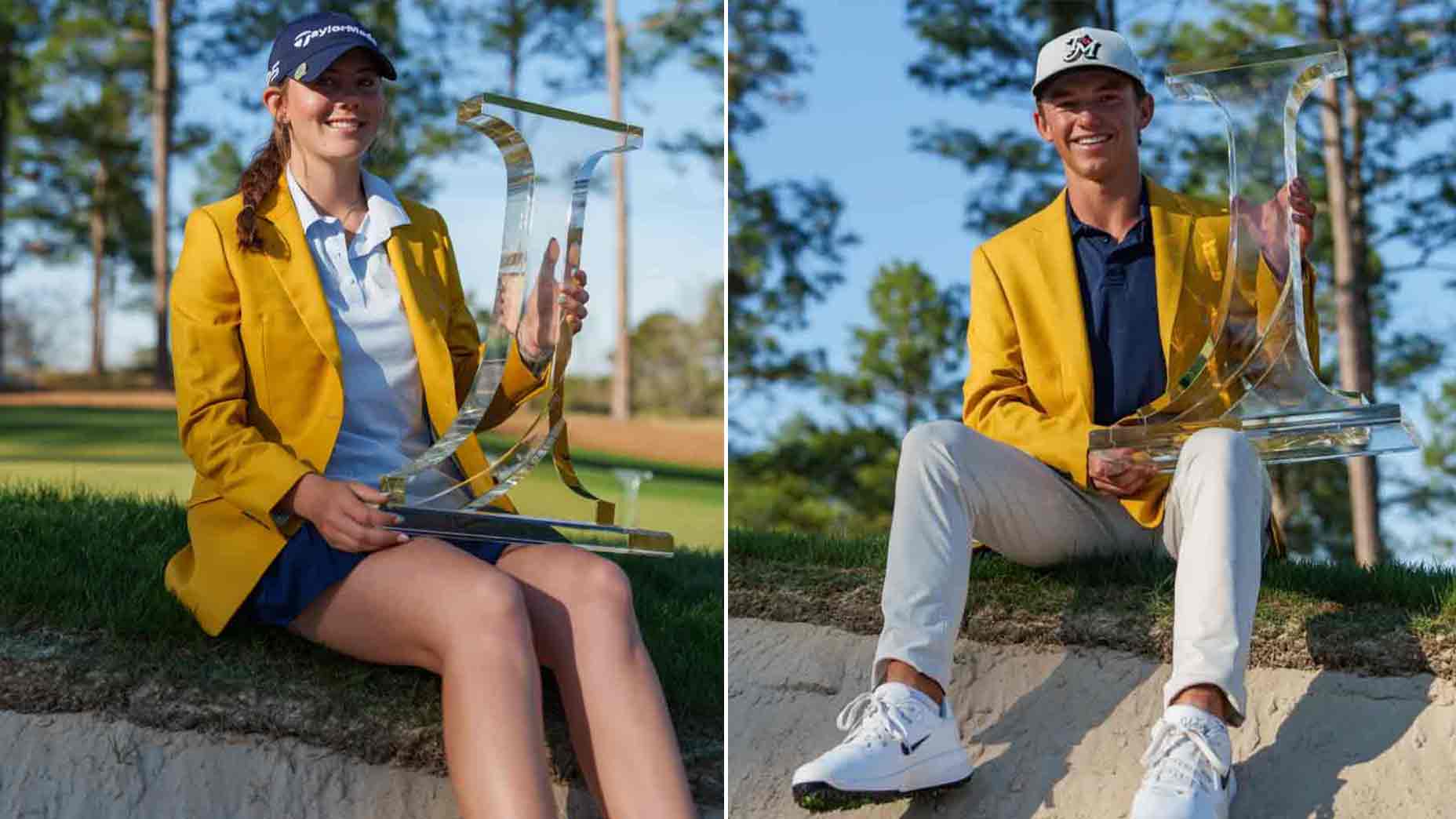 Asterisk Talley and Miles Russell won their second Junior Invitational titles on Saturday.