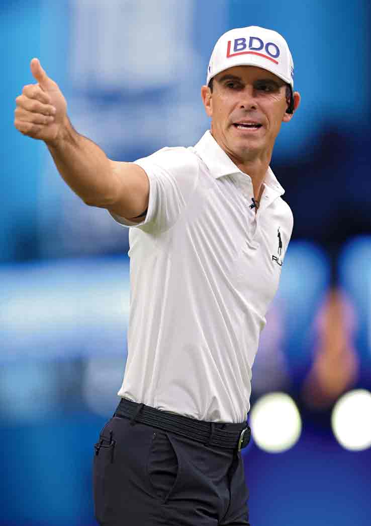 Horschel and his Atlanta Drive team were full throttle at the 2025 TGL finals.