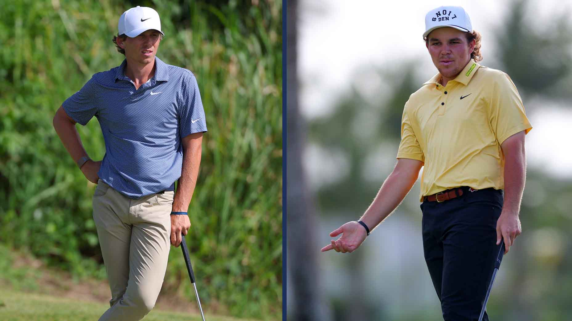 Gordon Sargent and John Daly II look on during the Puerto Rico Open