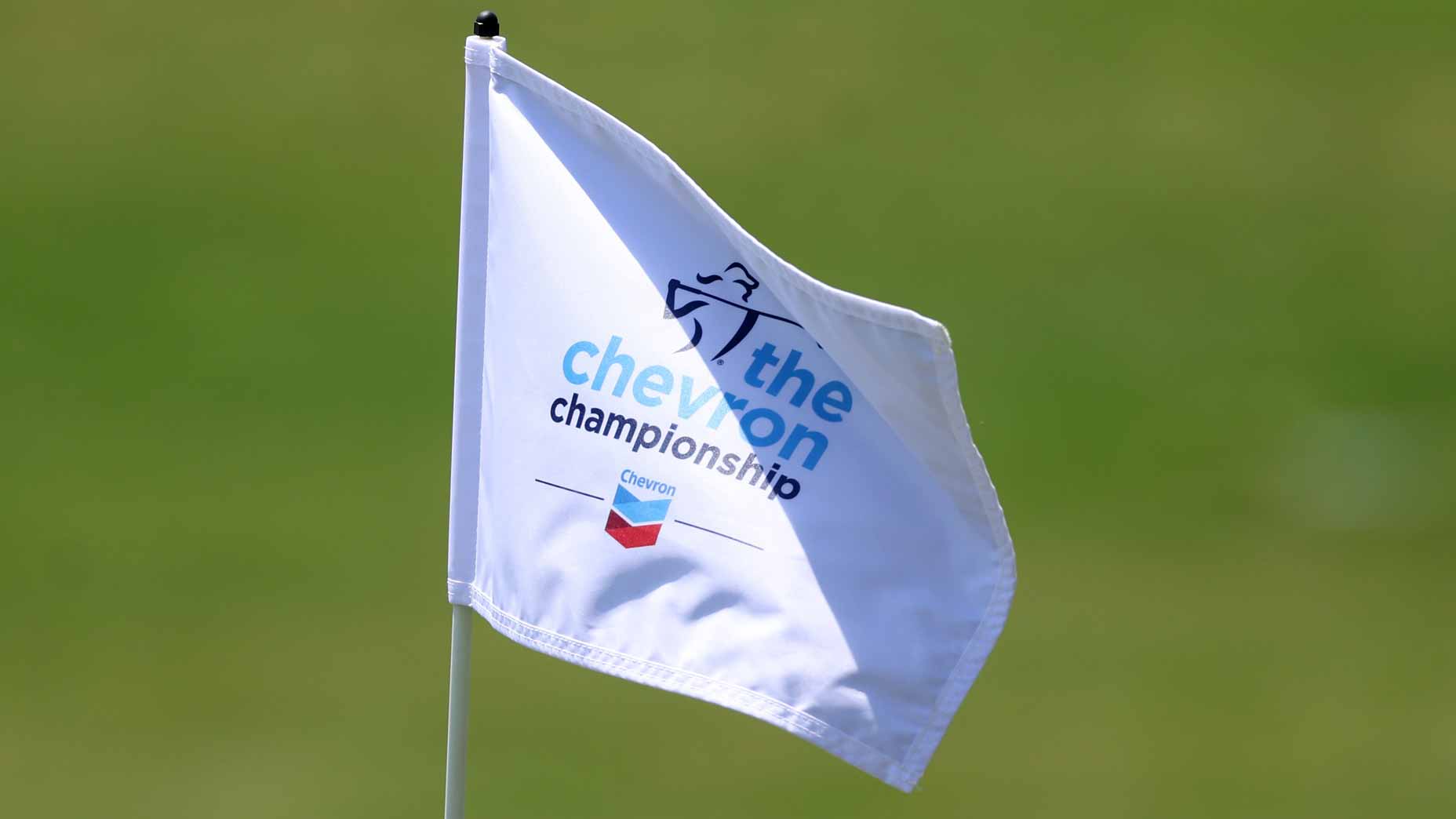 2026 Chevron Championship flag seen on course at the LPGA major.