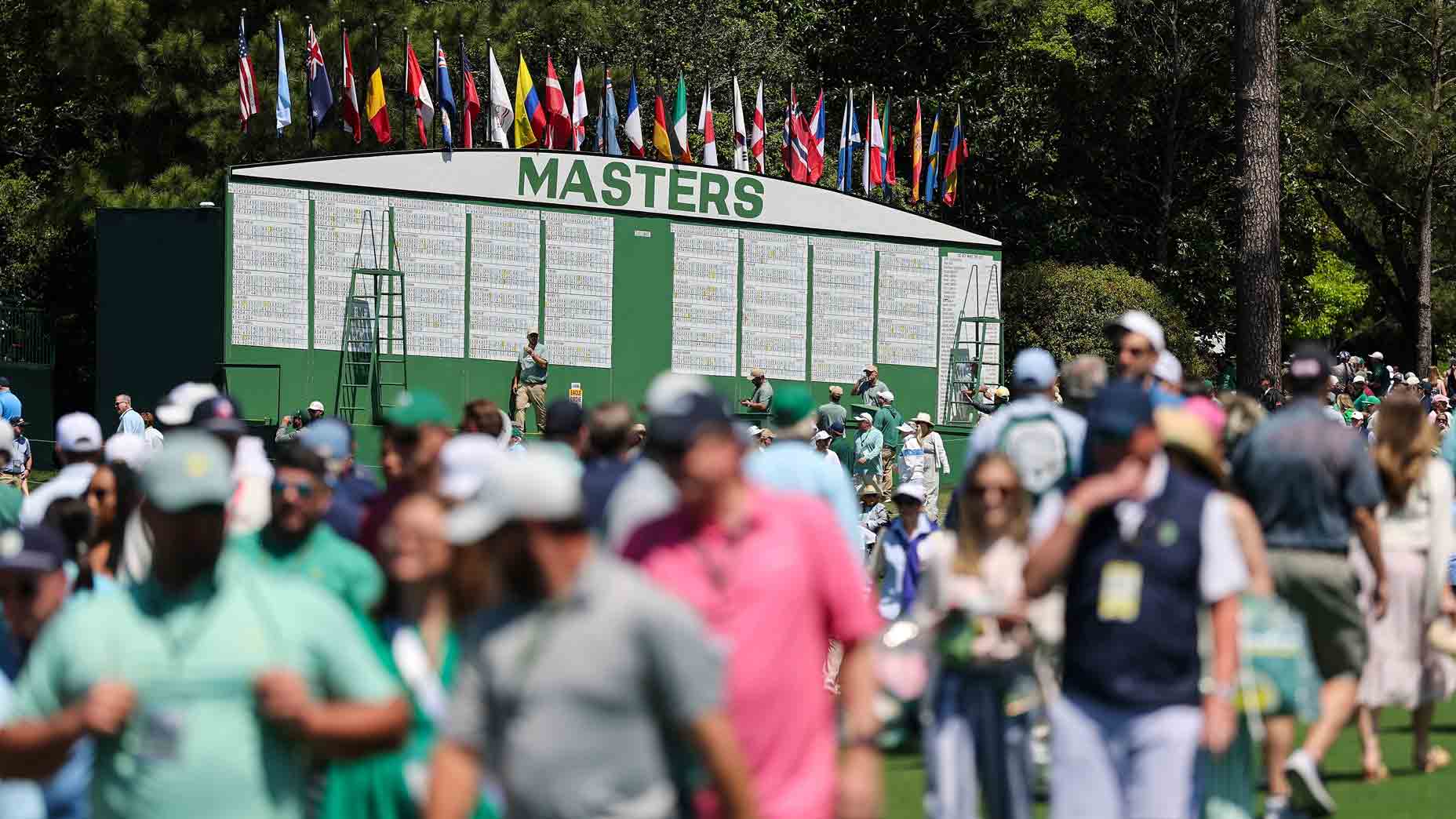 2026 Masters patrons at Augusta National