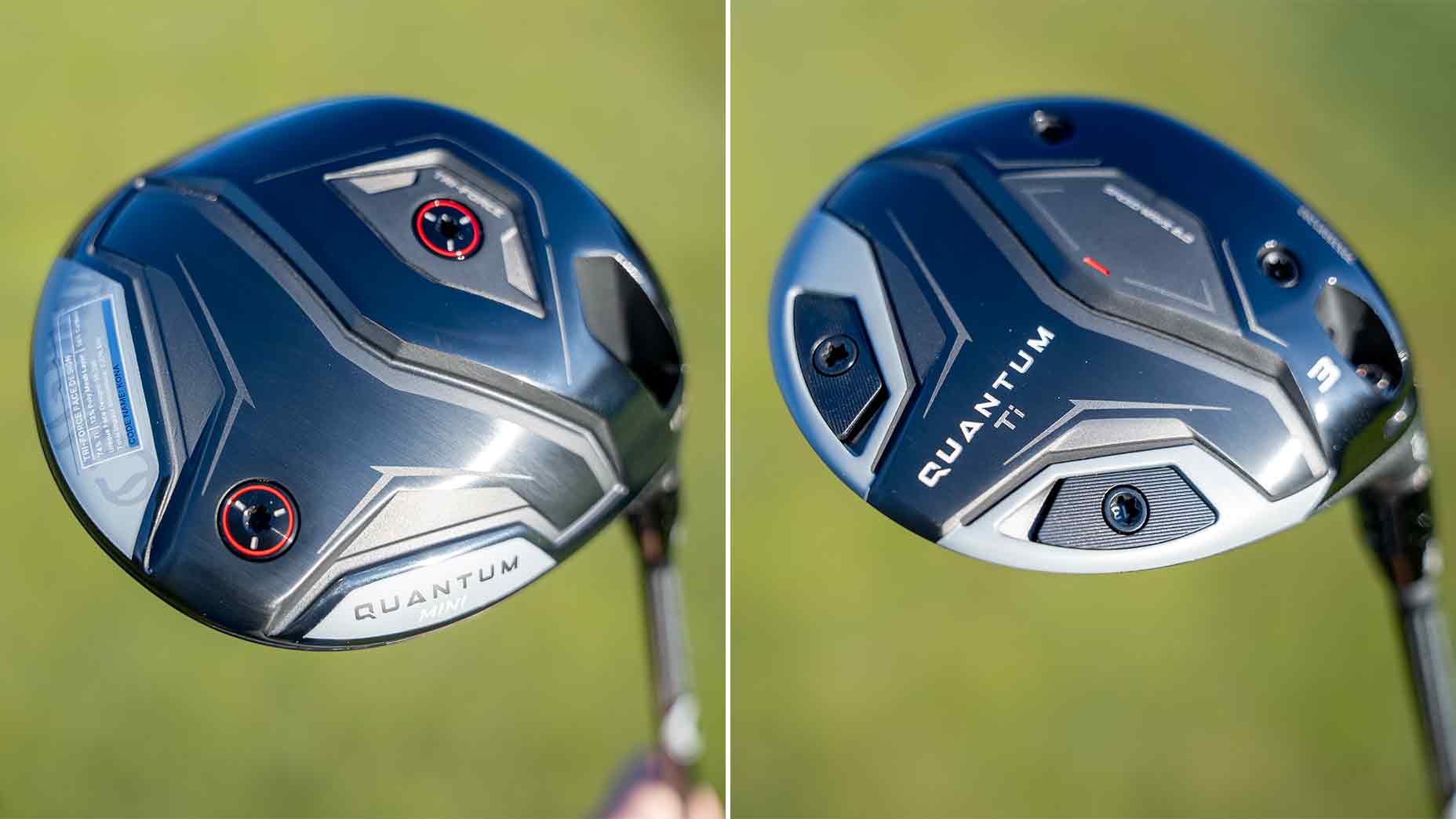 Callaway Quantum Mini and ti Fairway wood.