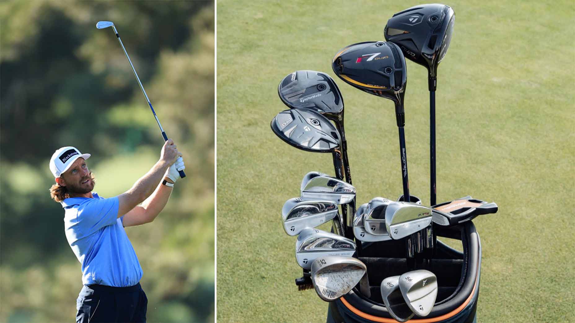 Tommy Fleetwood golf bag.