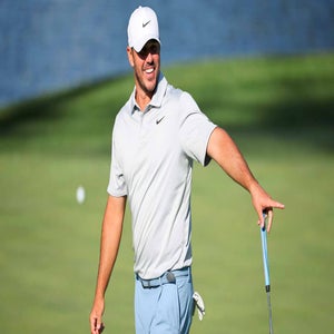 Brooks Koepka smiles during 2026 Masters Par 3 Contest ahead of 2026 Zurich Classic of New Orleans.