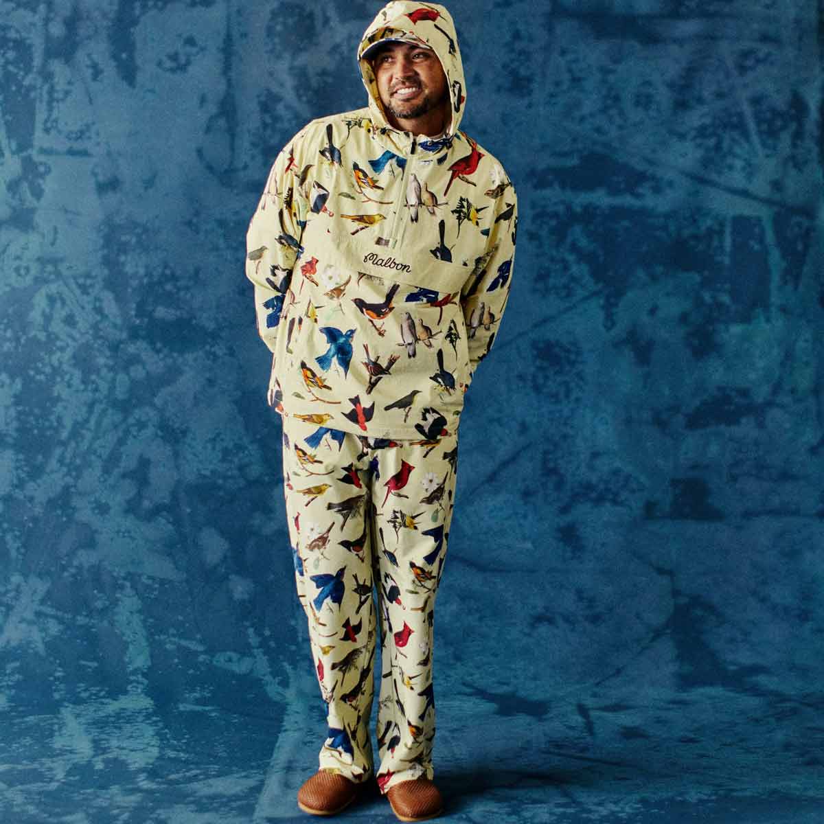 Jason Day in his rejected Masters outfit from 2026 featuring birds.