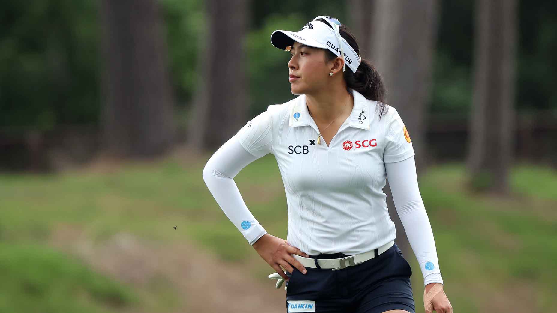 Jeeno Thitikul looks on during the 2026 Chevron Championship