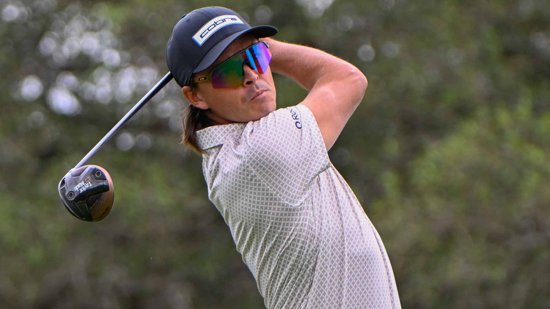 2026 RBC Heritage Thursday tee times: Rickie Fowler watches tee shot during the the Valero Texas Open.