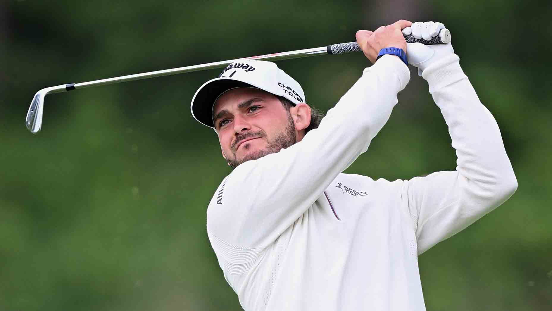 Because of 111-second tee shot, contending pro is hit with rules penalty 