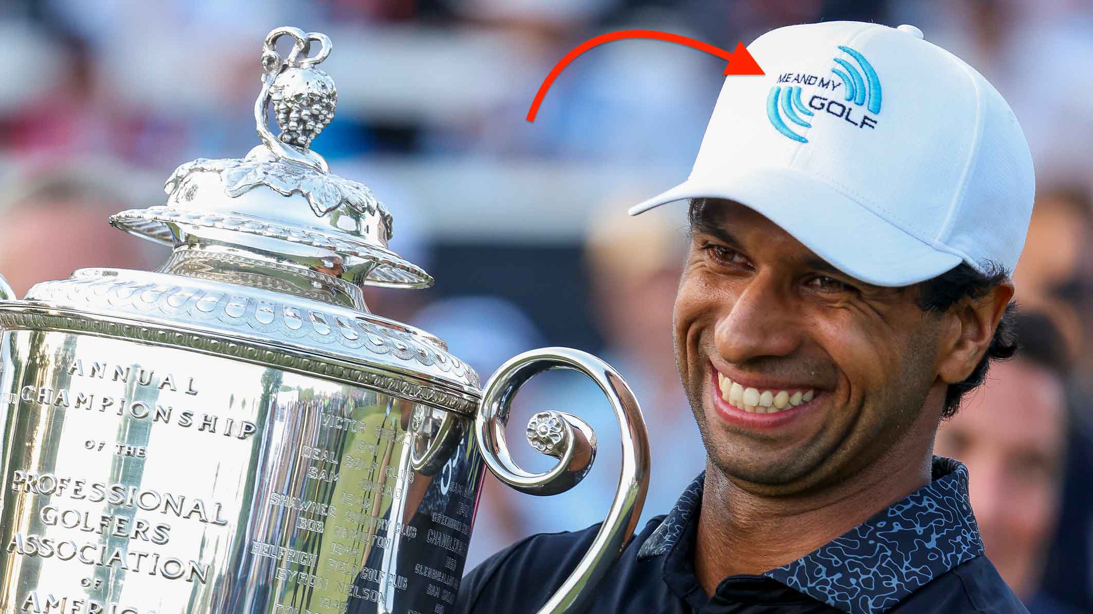 That logo on Aaron Rai’s apparel? Here's the story (and coaches) behind it