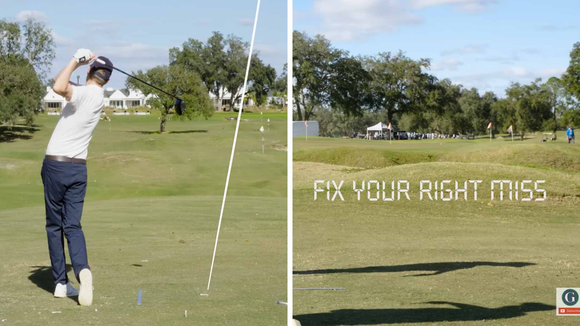 How to fix a right miss with your driver using 1 simple feel
