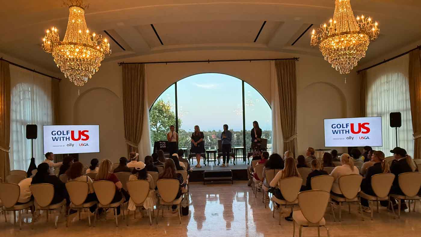 golf with us conference at Riviera CC