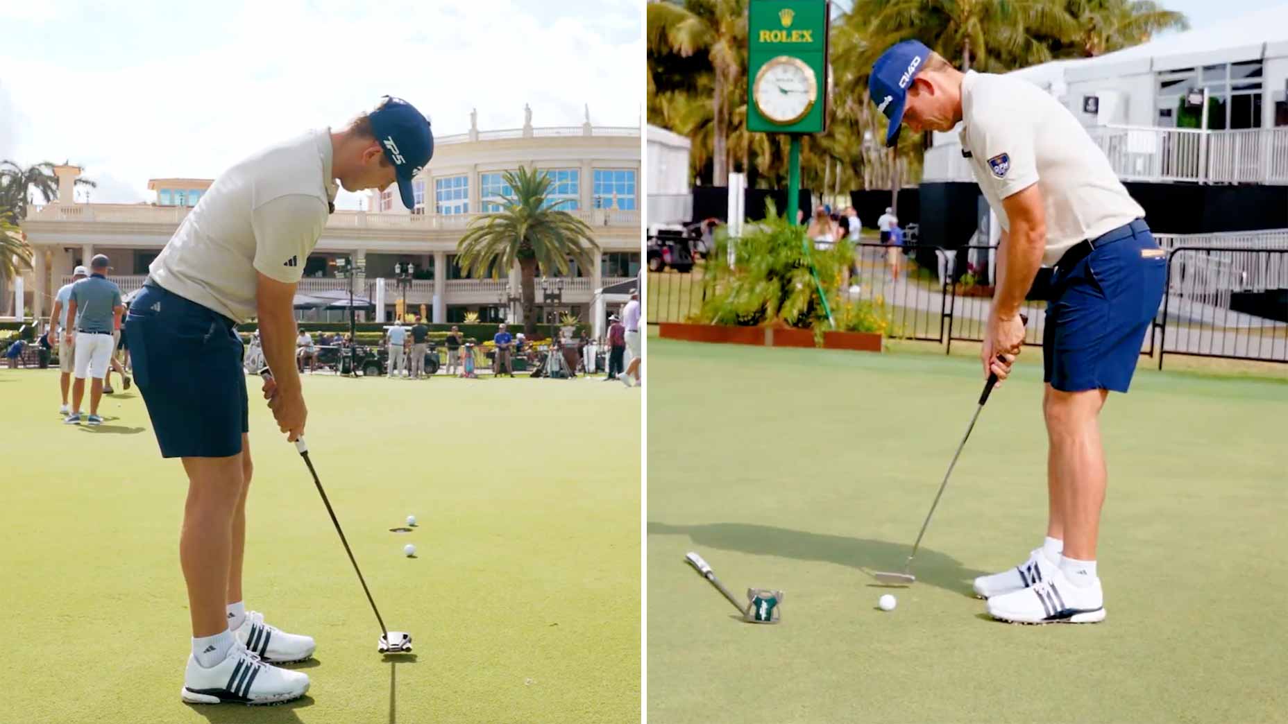 The Tour’s best putter practices with 2 different putters. Here’s why