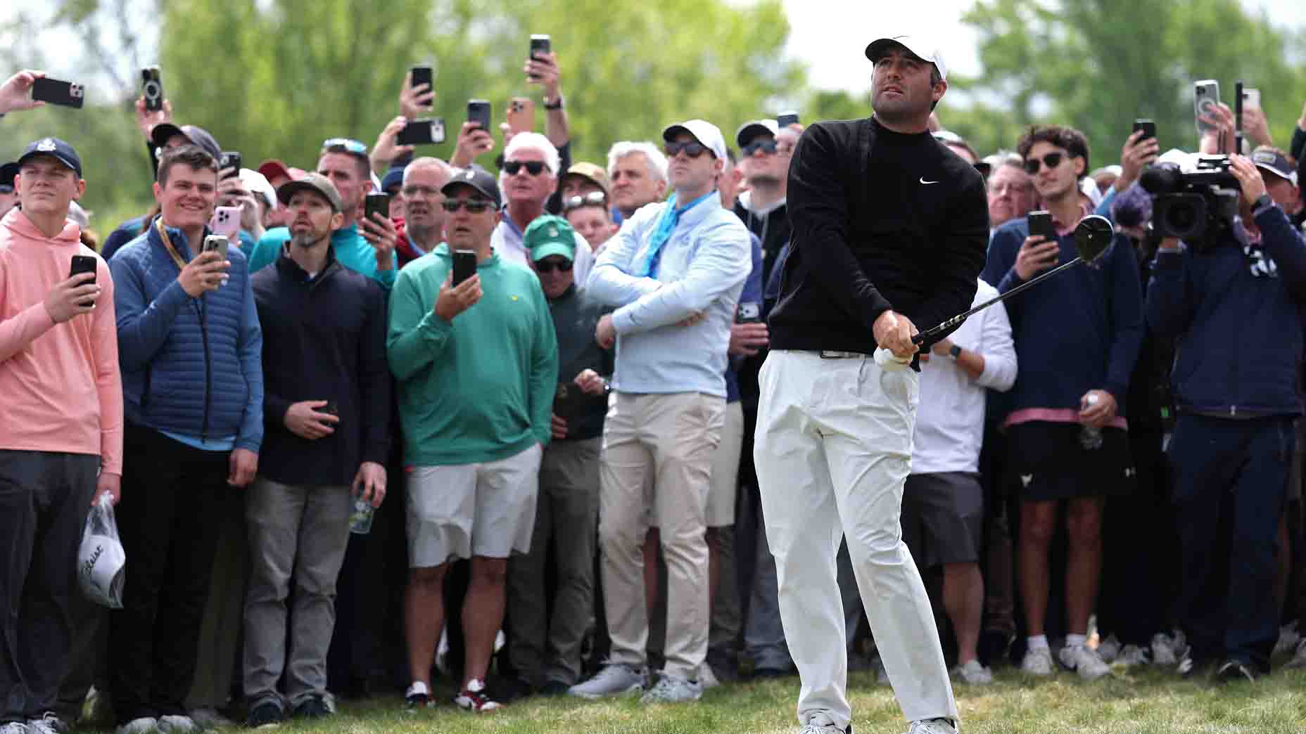 Scottie Scheffler didn't have his best Friday at PGA. It's still his to lose