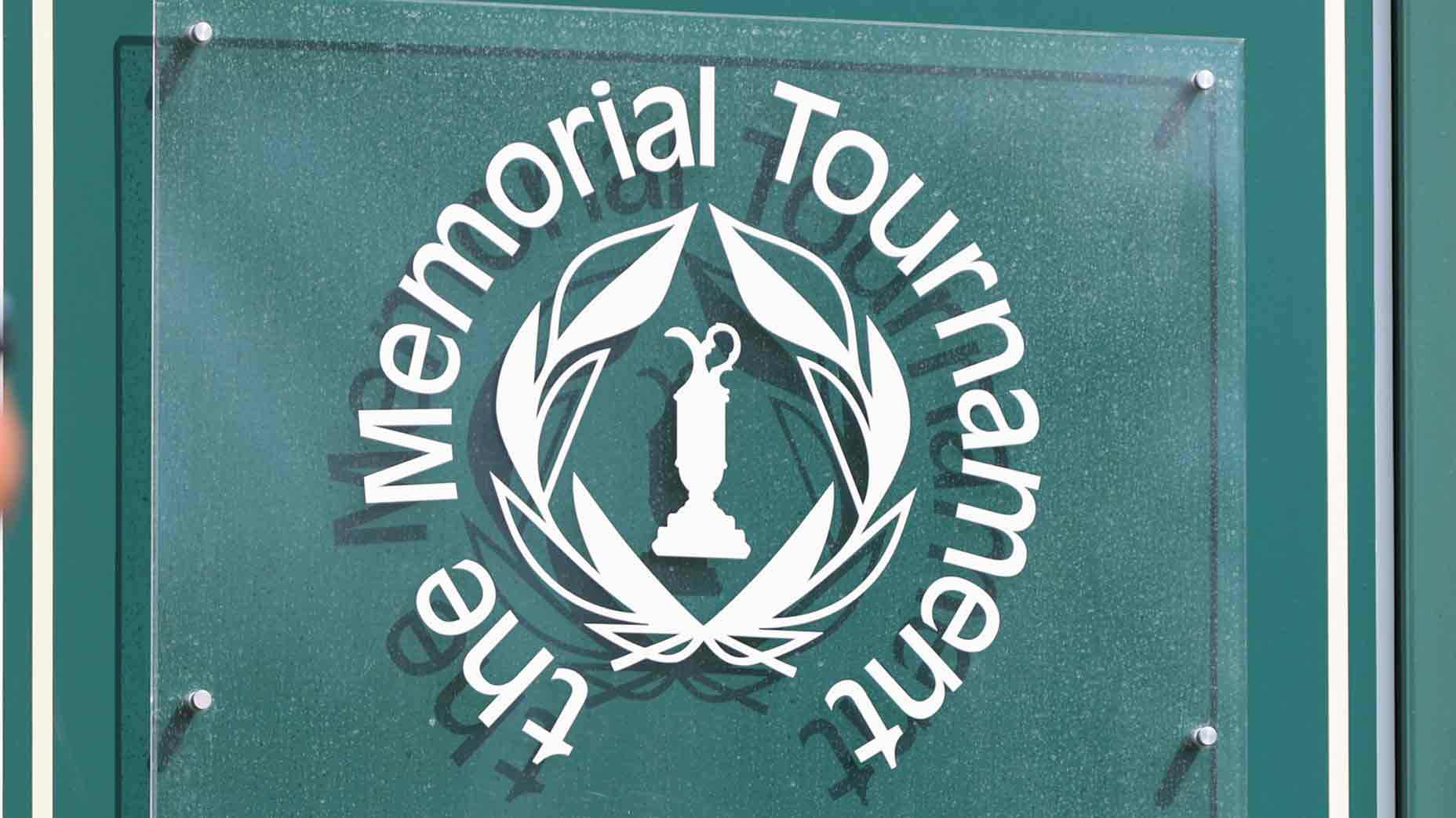 2026 Memorial Tournament sign pictured ahead of Sunday's final round at Muirfield Village.