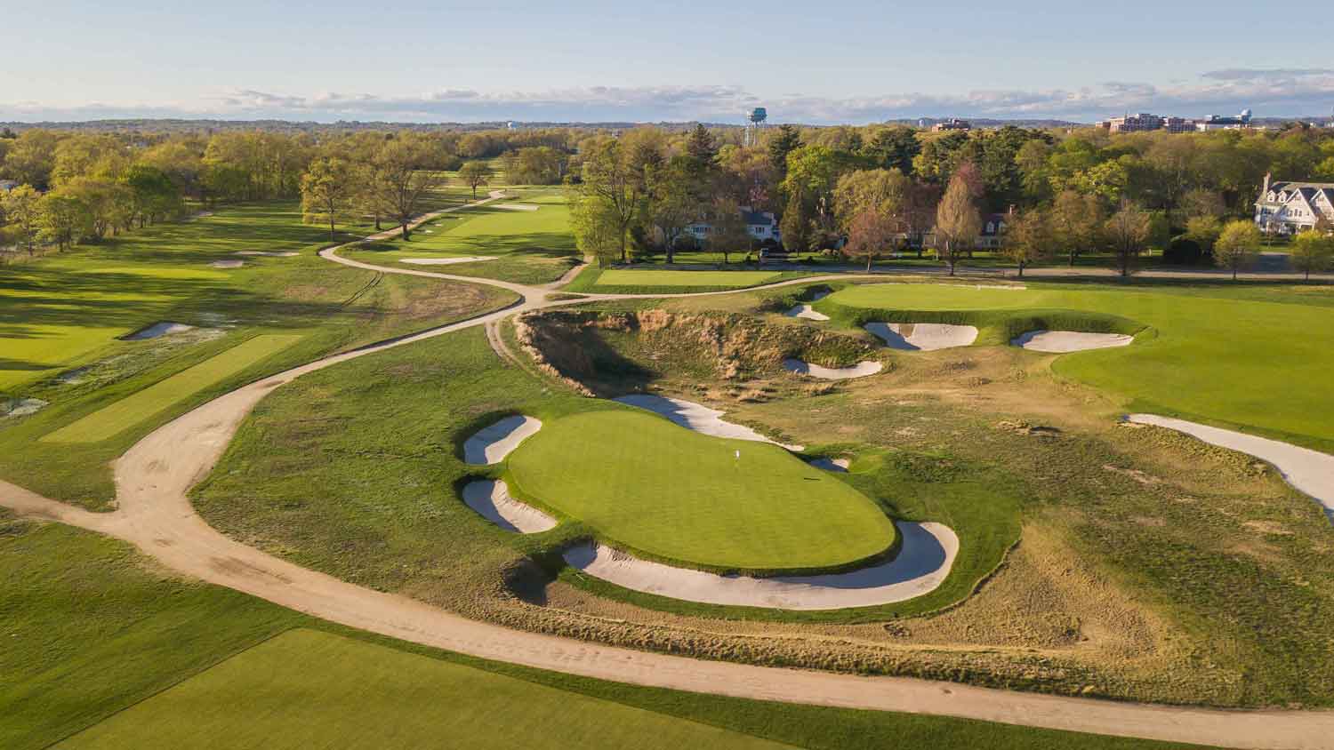 aerial view of garden city golf club