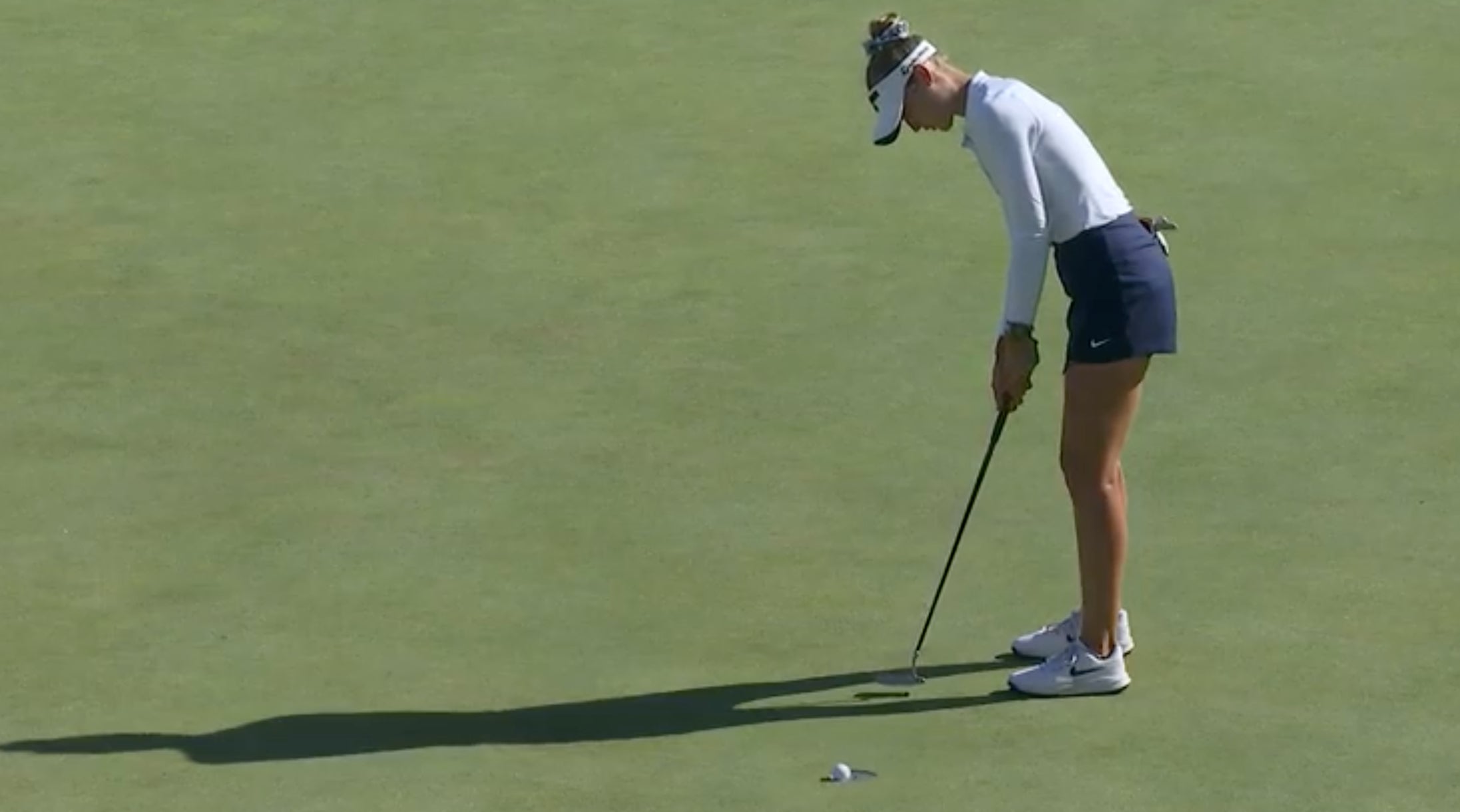 Nelly Korda nearly yanked 3-footer for U.S. Open glory. Here's what happened