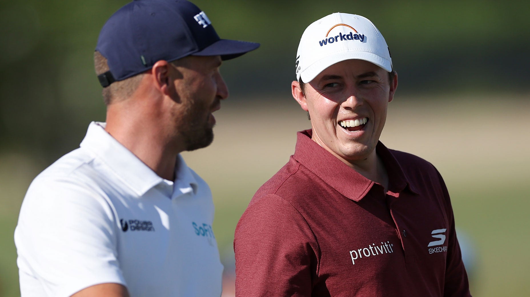 Wyndham Clark and Matt Fitzpatrick in the third round of the 2026 U.S. Open