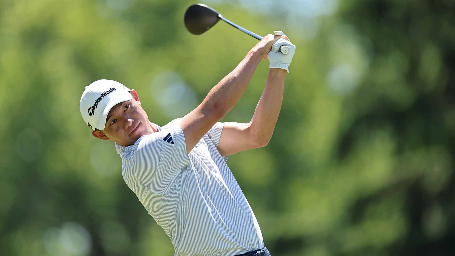 Collin Morikawa hits drive at PGA Tour event: 2026 RBC Canadian Open Thursday TV coverage