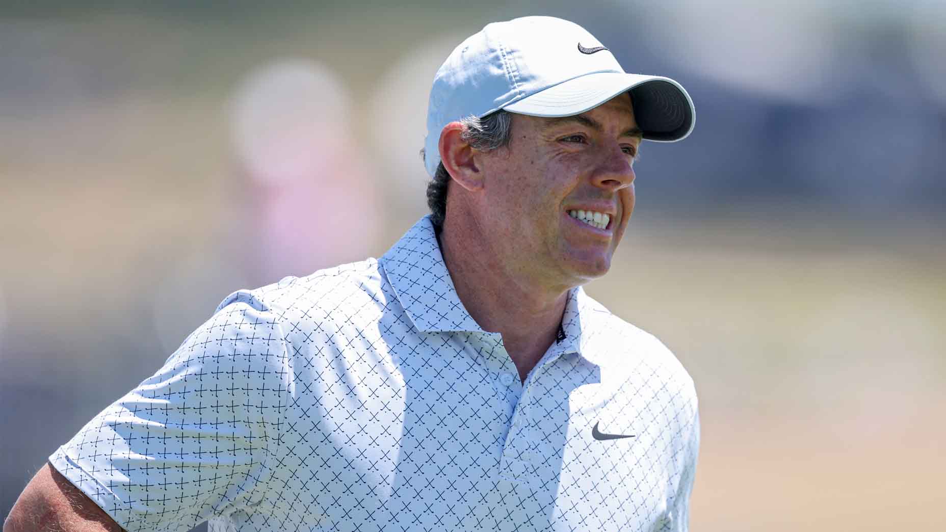 Rory McIlroy looks on at the 2026 U.S. Open