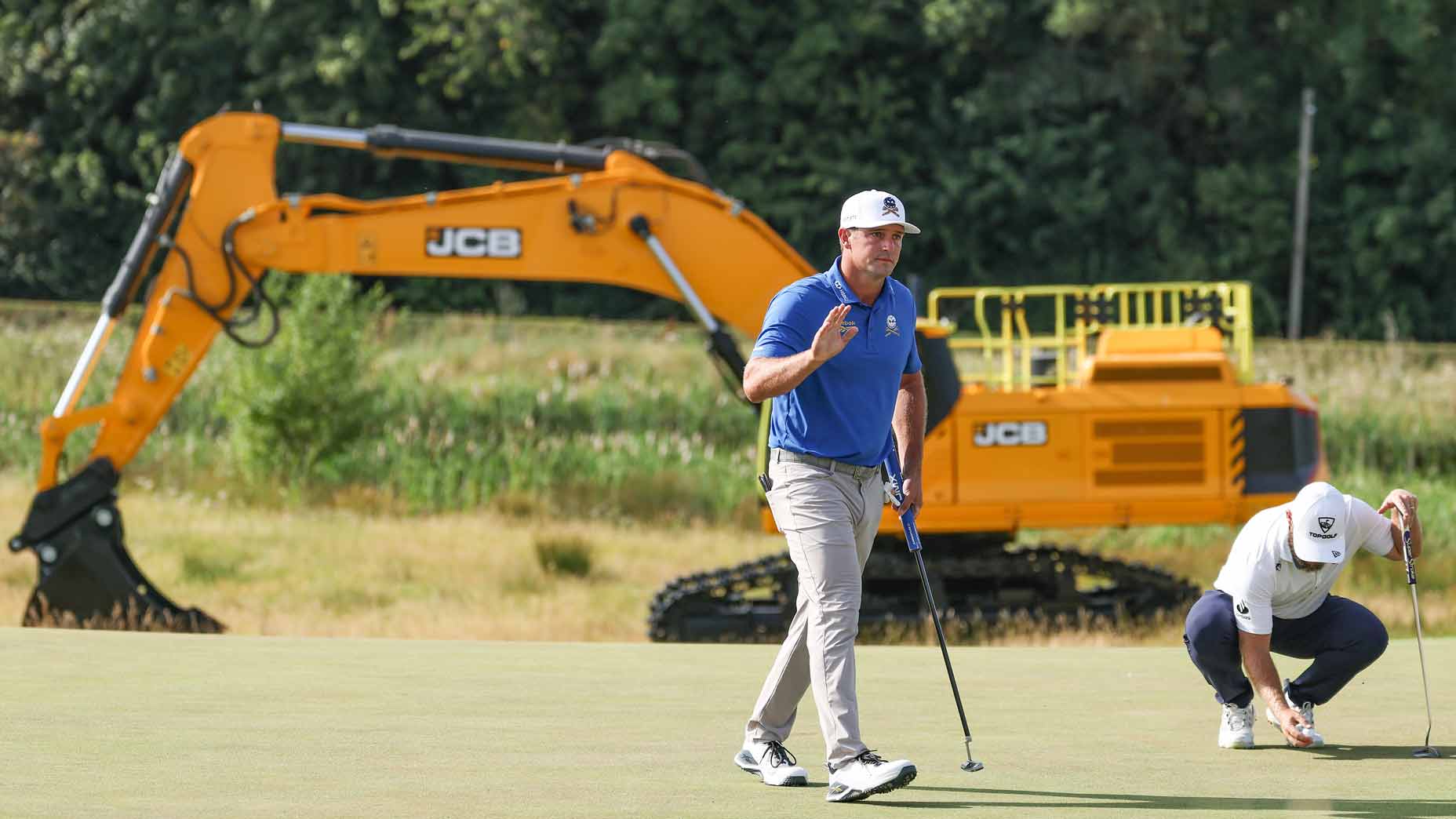 Bryson DeChambeau addresses 'adversity' at Open Championship