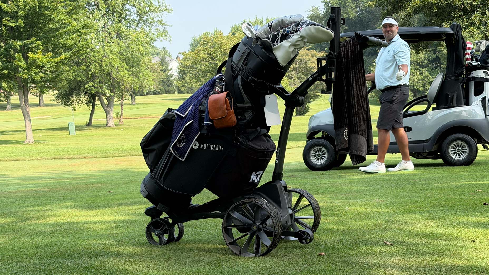 I never walk without my Motocaddy. Here's how they just made it better | I Tried It