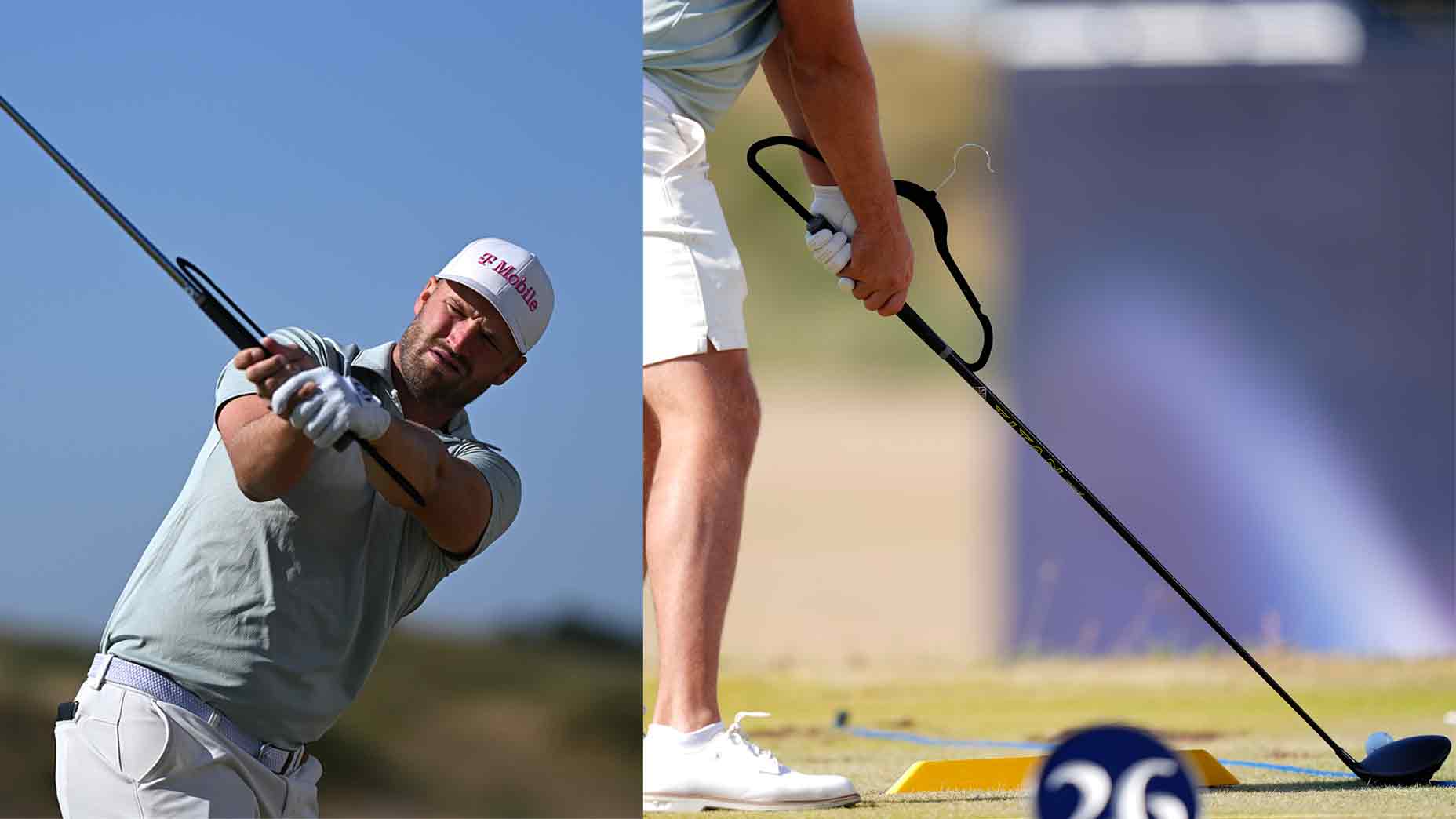 Wyndham Clark was using a coat hanger at the Open. Here's why