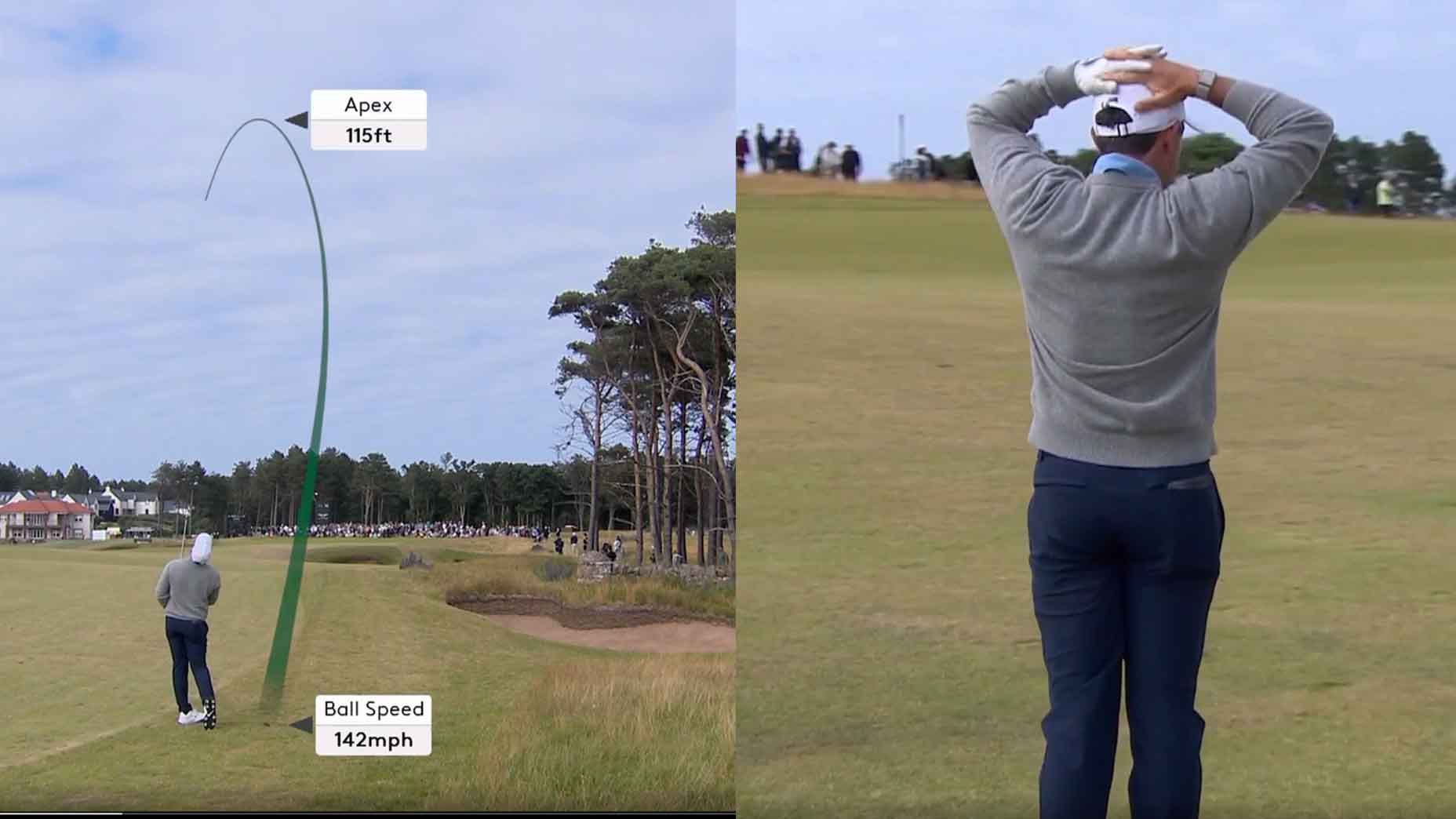 A wayward shot stopped Rory McIlroy's Scottish Open charge. Then came 5 words