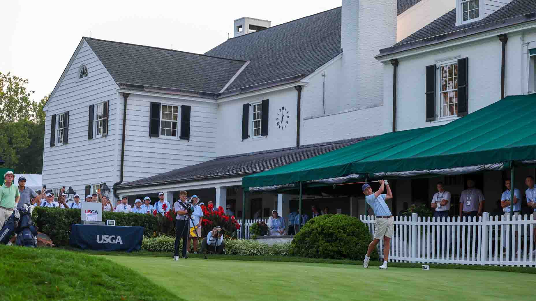 The most terrifying shot of the U.S. Amateur at Merion might have already happened