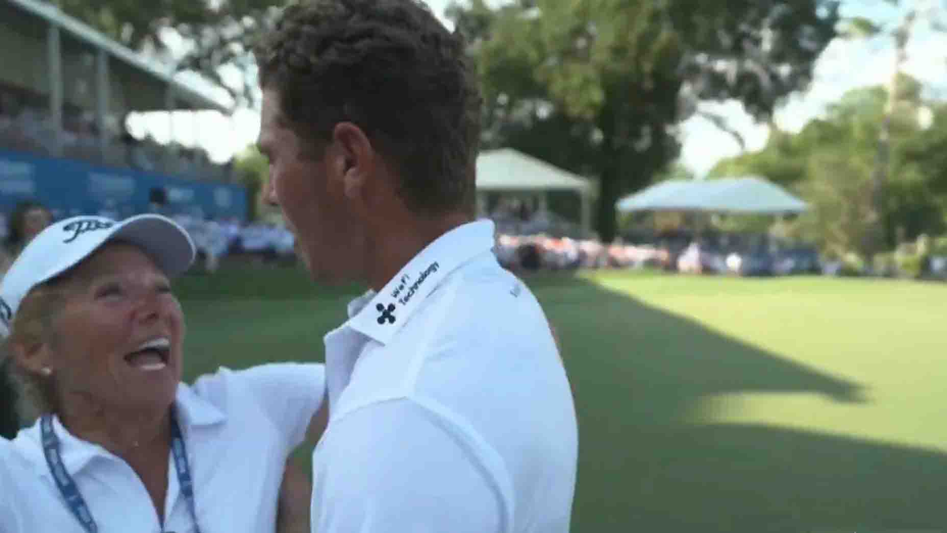 Michael Brennan's Wyndham win ended with touching reminder from his mom